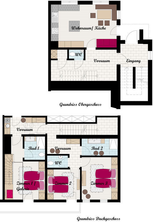 Fuerthermoar Gut Apartment Капрун Стая снимка